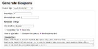 Coupon Logic Generator Screenshot